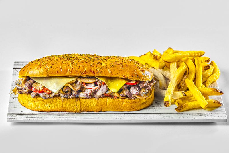 Philly cheesesteak style sub at dions Albuquerque